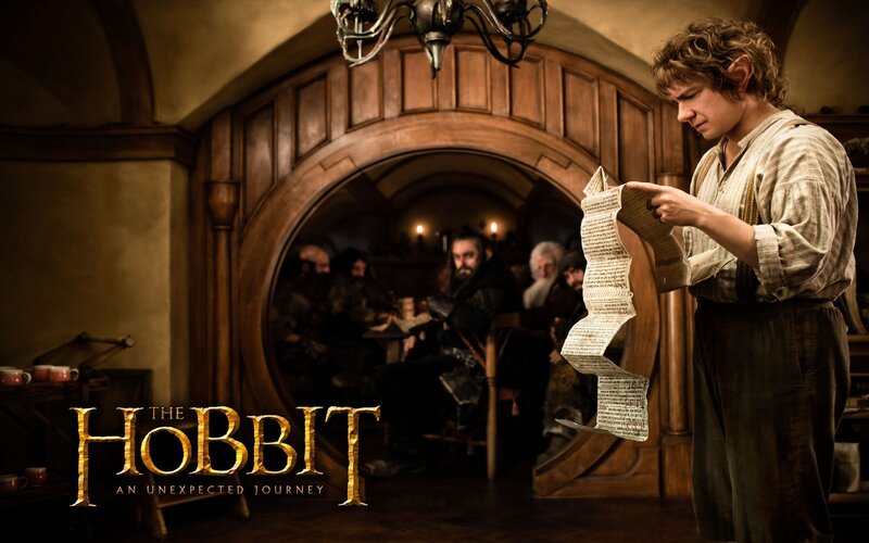 Hobbit Reading Scroll