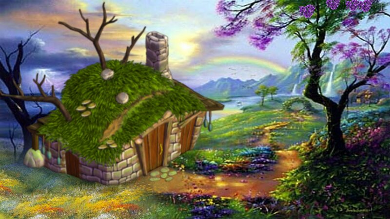 Hobbit-style Cottage — Green
