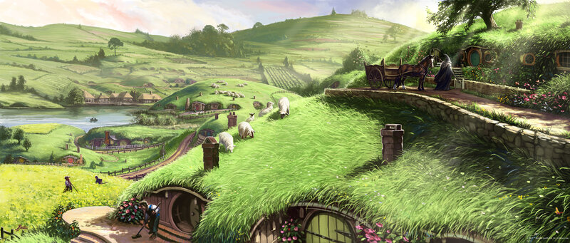 Hobbit Village Landscape