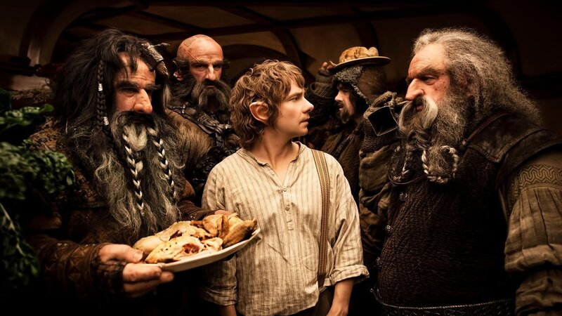 Hobbit with Dwarves — Brown, Dramatic