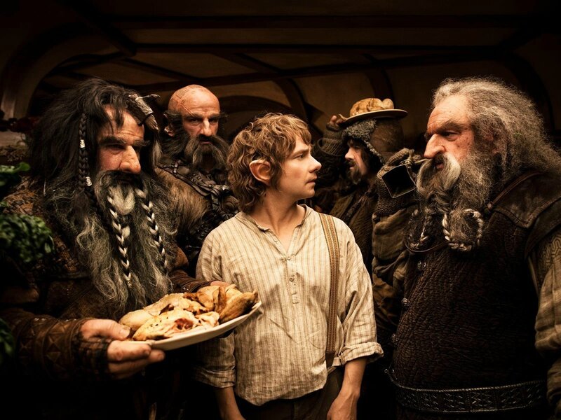 Hobbit with Dwarves — Brown