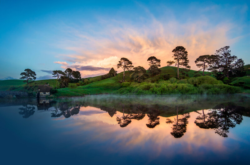 Hobbiton at dawn