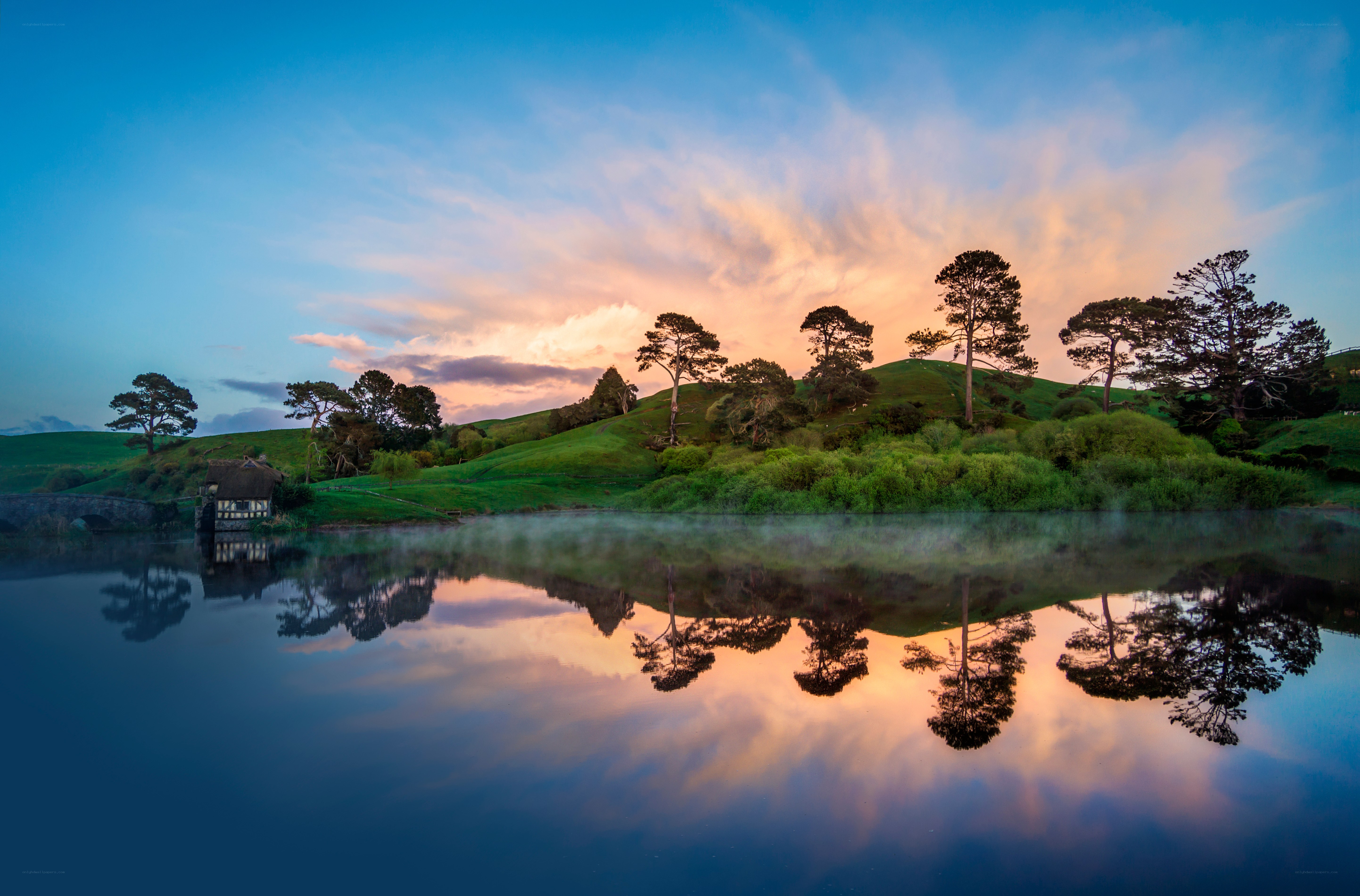Hobbiton at dawn