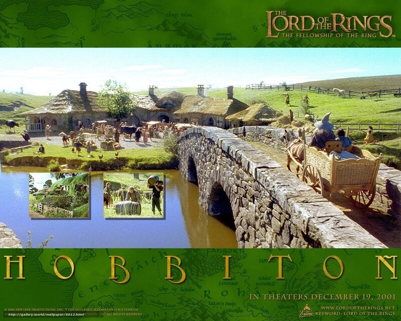 Hobbiton from Lord of the Rings