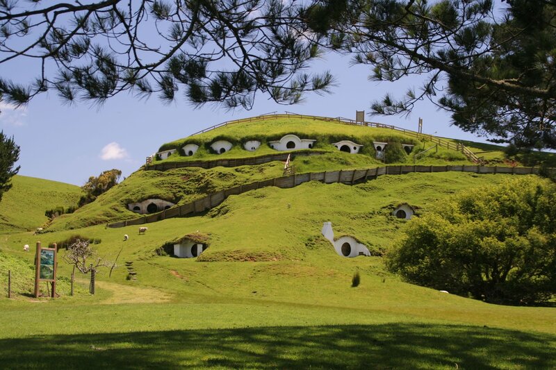 Hobbiton movie set