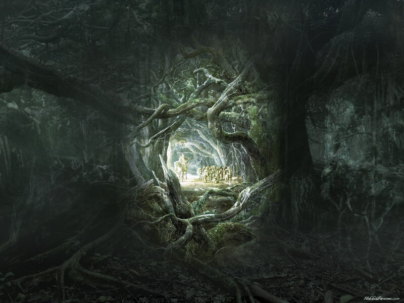 Hobbits in Forest