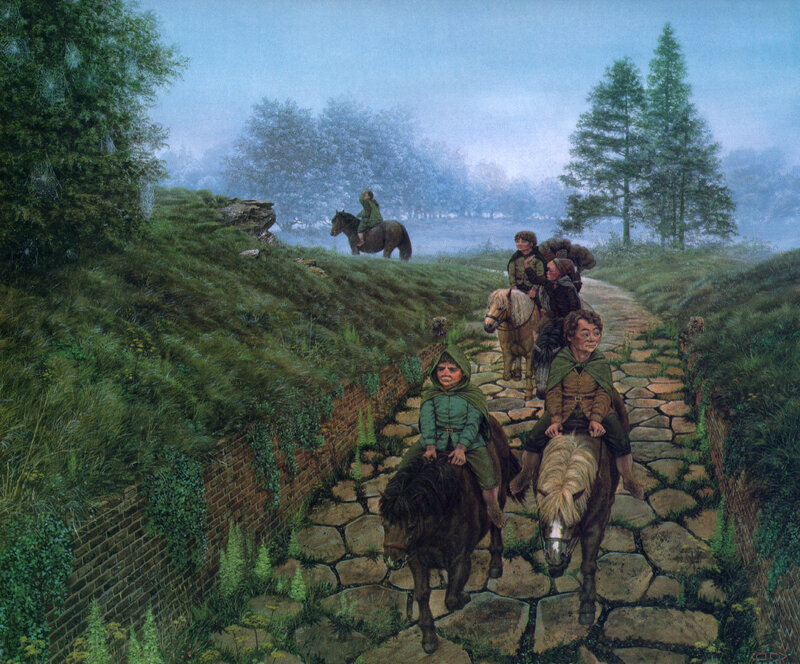 Hobbits on a journey