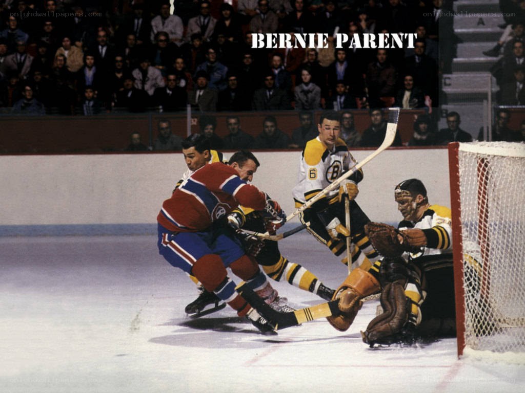 Hockey game action shot