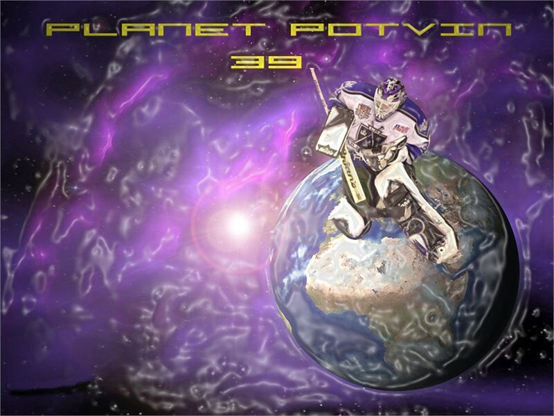 Hockey Goalie on Planet