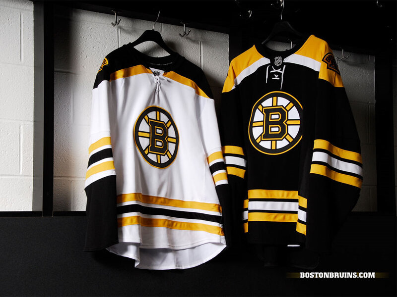 Hockey Jerseys in Locker Room