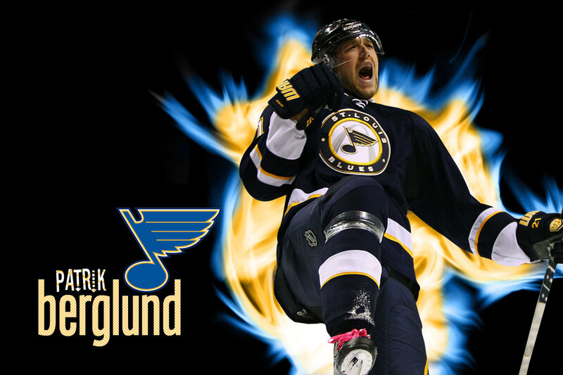Hockey Player Celebrating — Black