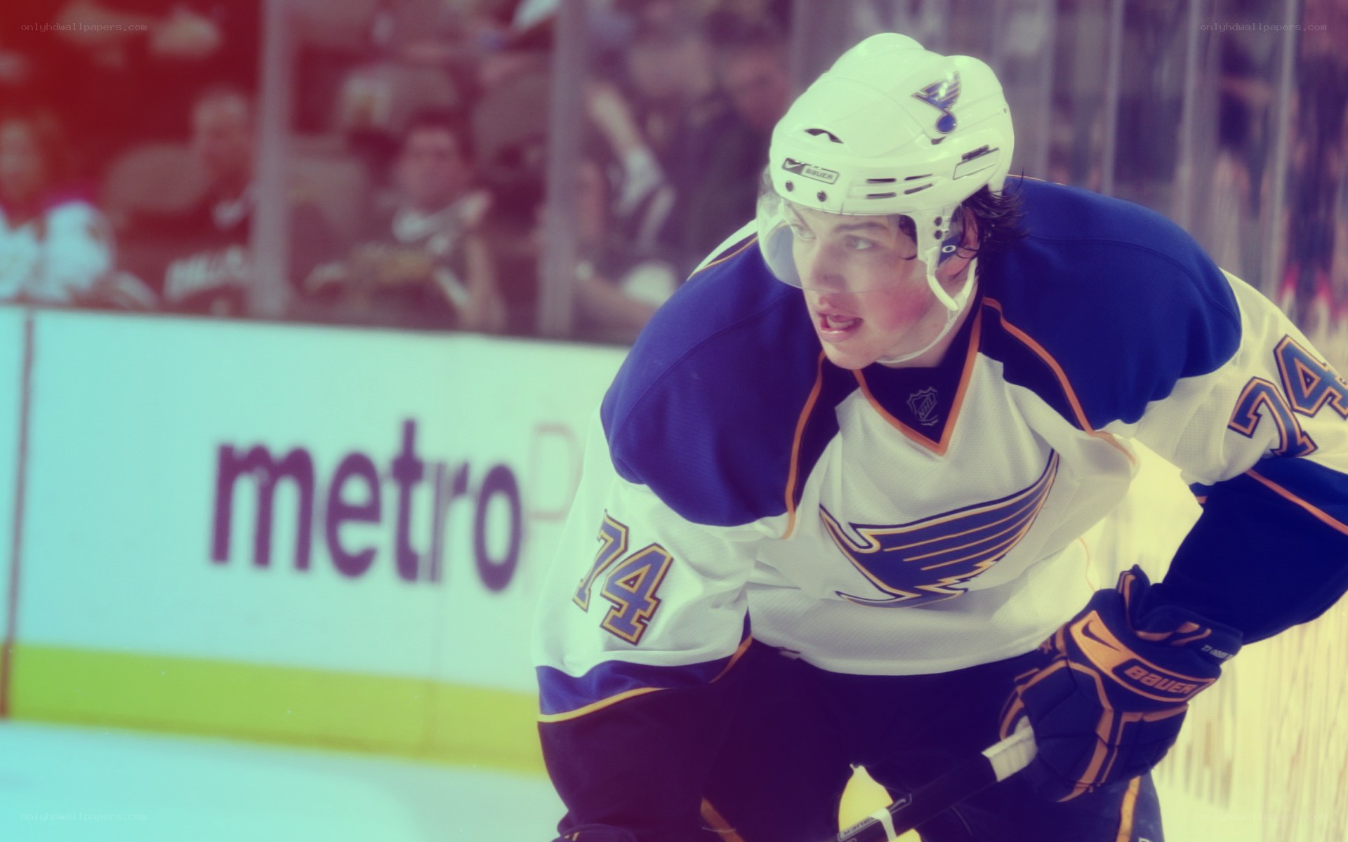 hockey player in action