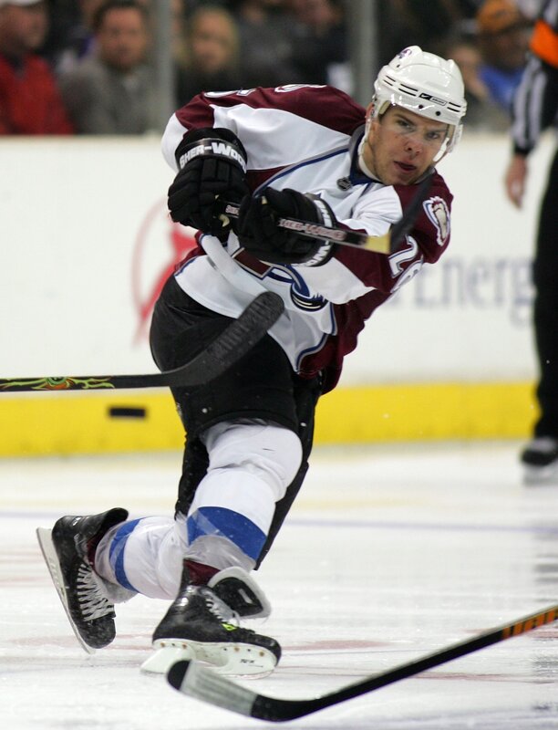 hockey player in action