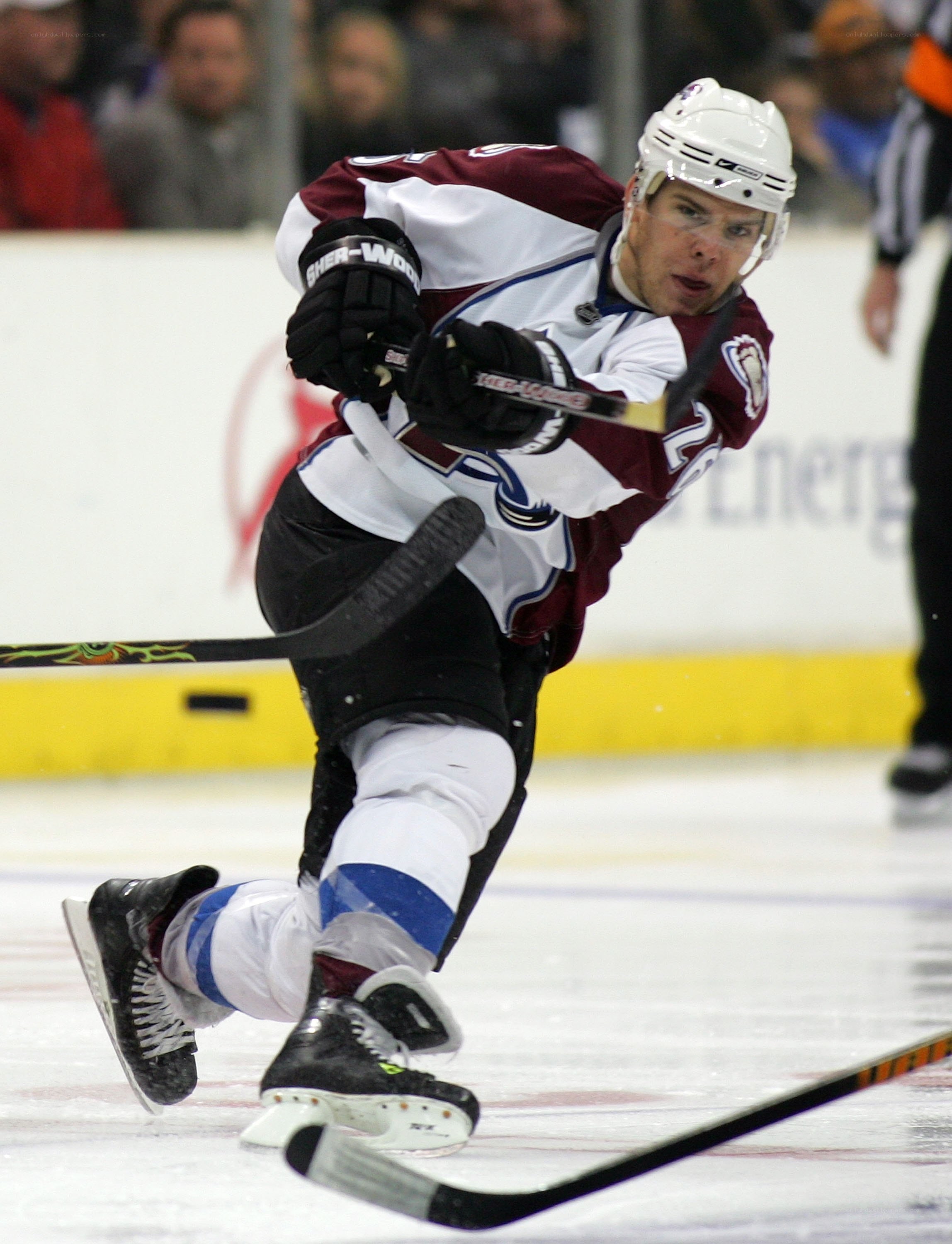 hockey player in action