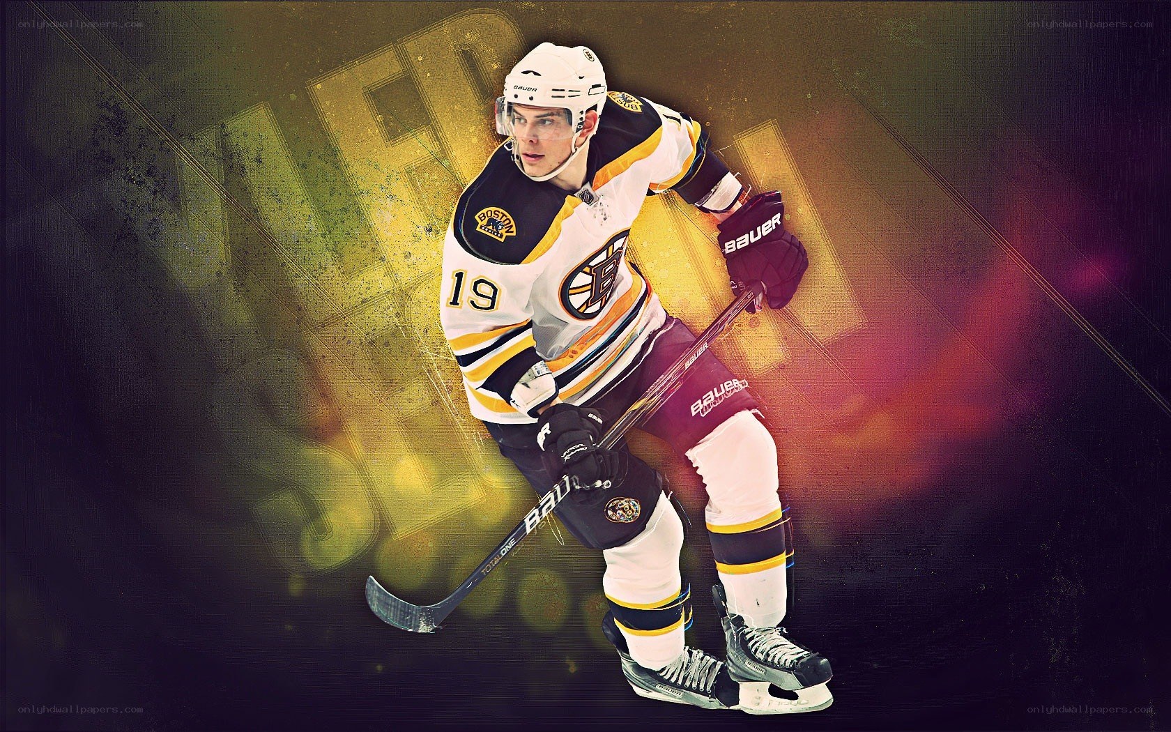hockey player in action