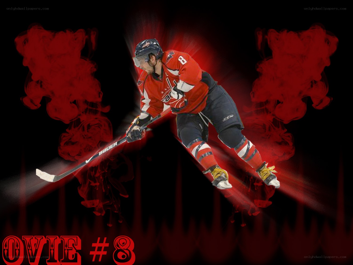hockey player in action