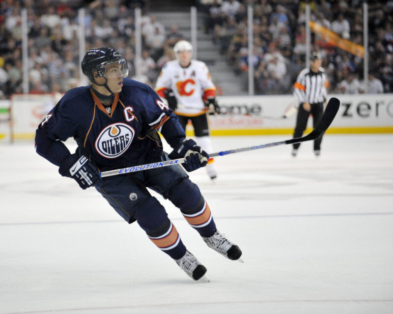 hockey player in action