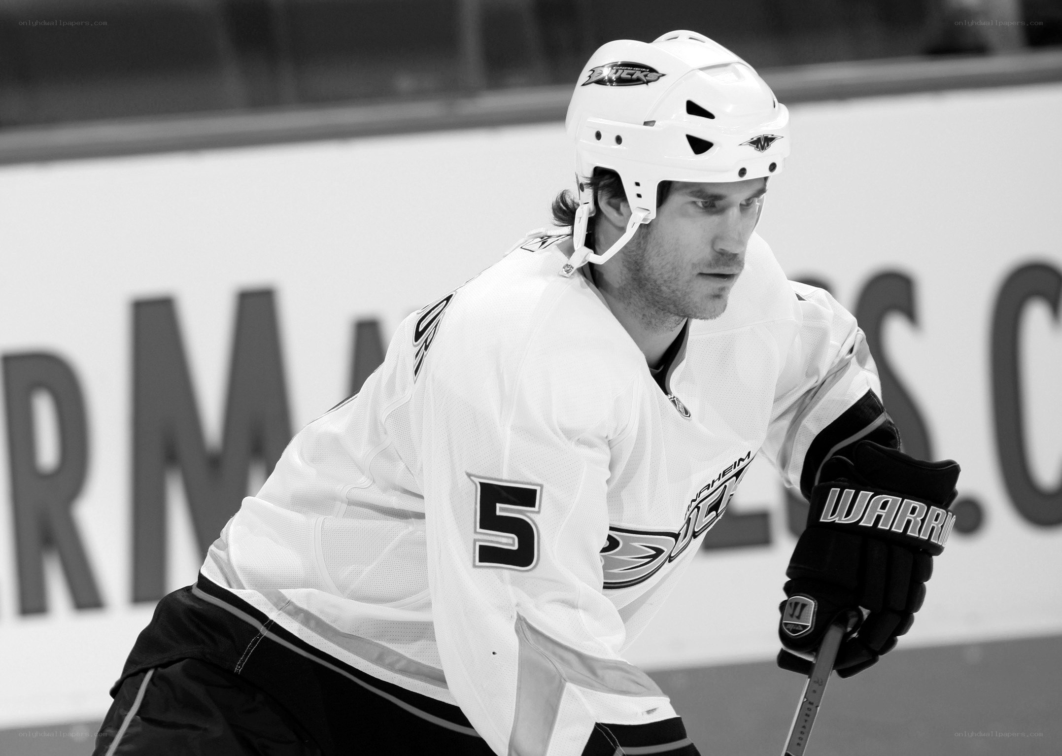 hockey player in action