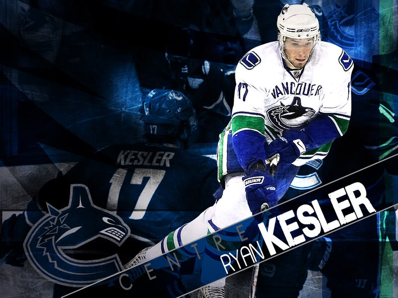 Hockey Player in Action — Blue, Dynamic
