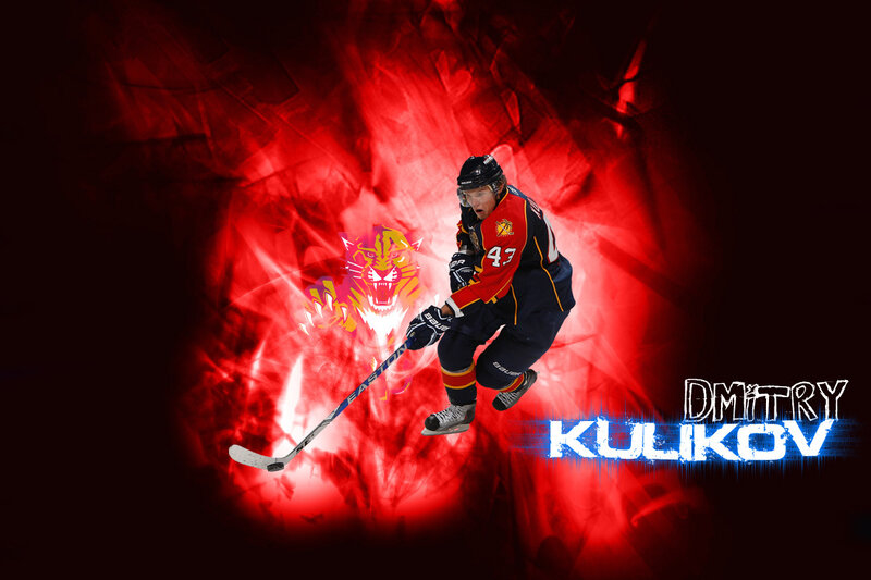 Hockey Player in Action — Red, Dramatic, Digital Art