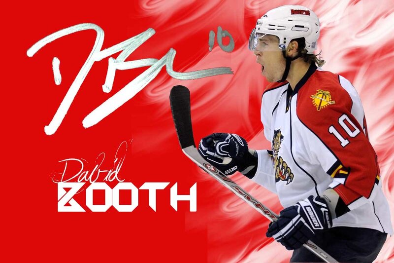 Hockey Player in Action — Red, Dynamic