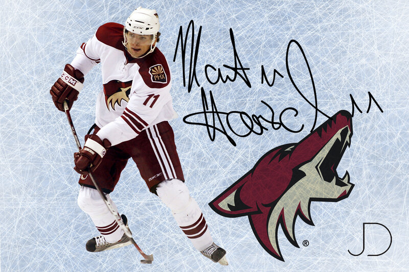 Hockey Player in Action — White, Dynamic, Photograph, Hockey Stick