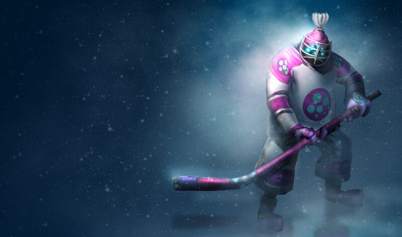 Hockey Player in Armor