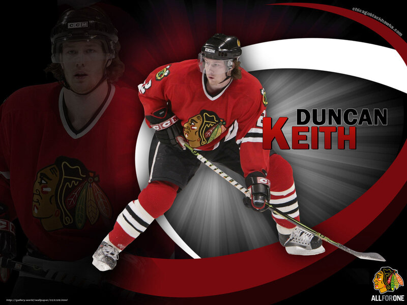 Hockey Player in Red Uniform — Dramatic