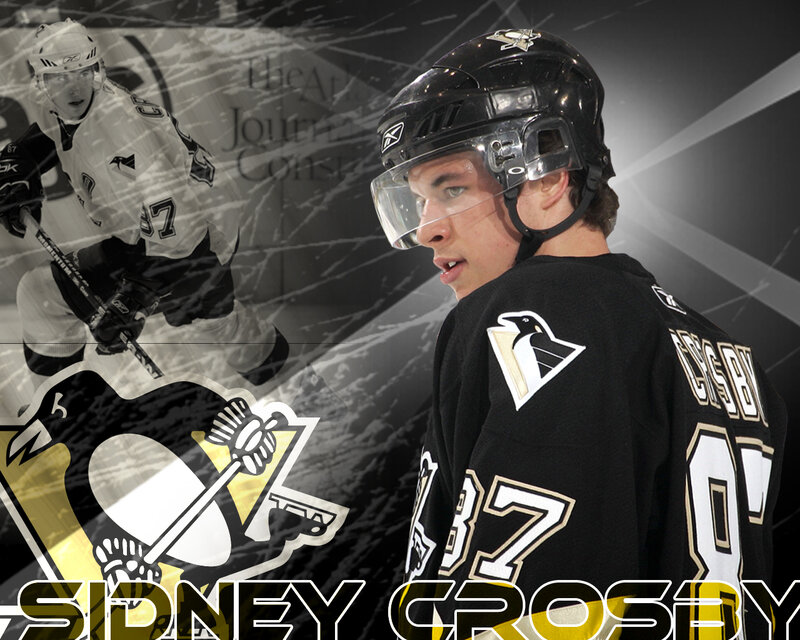 Hockey Player in Uniform — Black, Dramatic