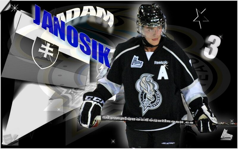 Hockey Player in Uniform — Black, Dynamic