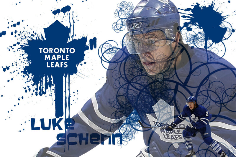 Hockey Player in Uniform — Blue, Dynamic