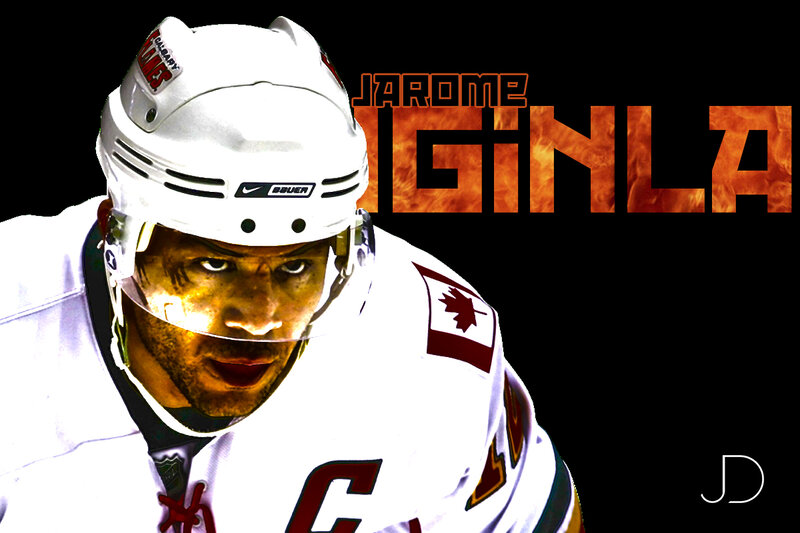 Hockey Player in Uniform — White, Dramatic, Digital Art