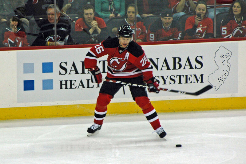 hockey player on ice