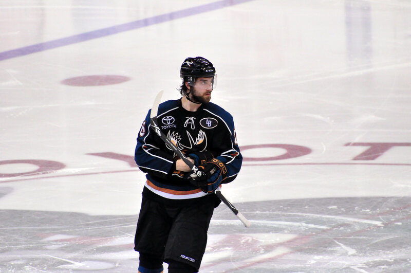 hockey player on ice