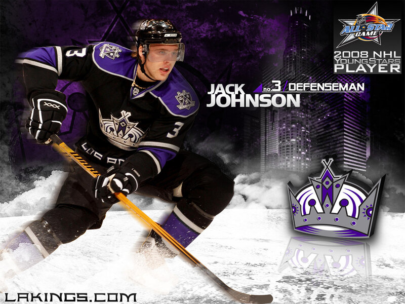 Hockey Player on Ice — Purple