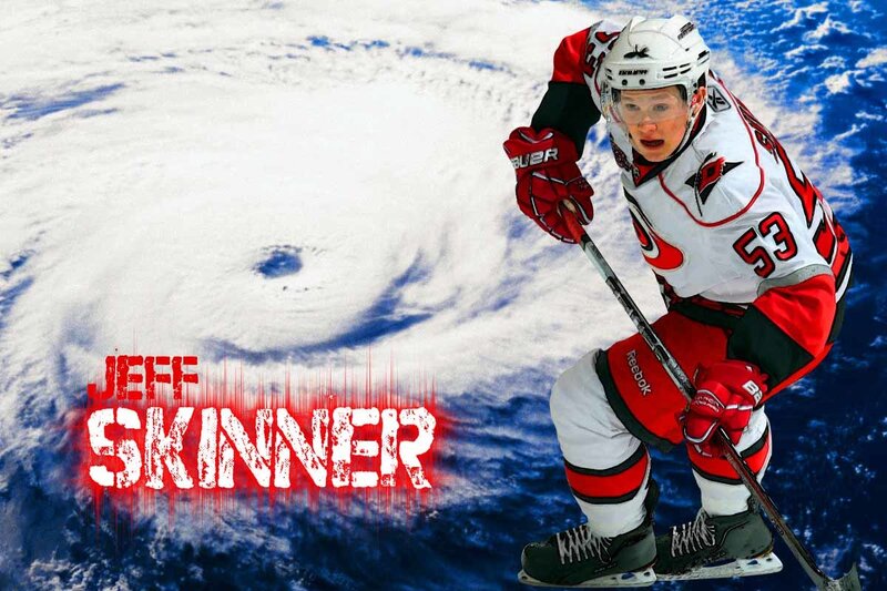 Hockey Player on Ice — White, Dramatic