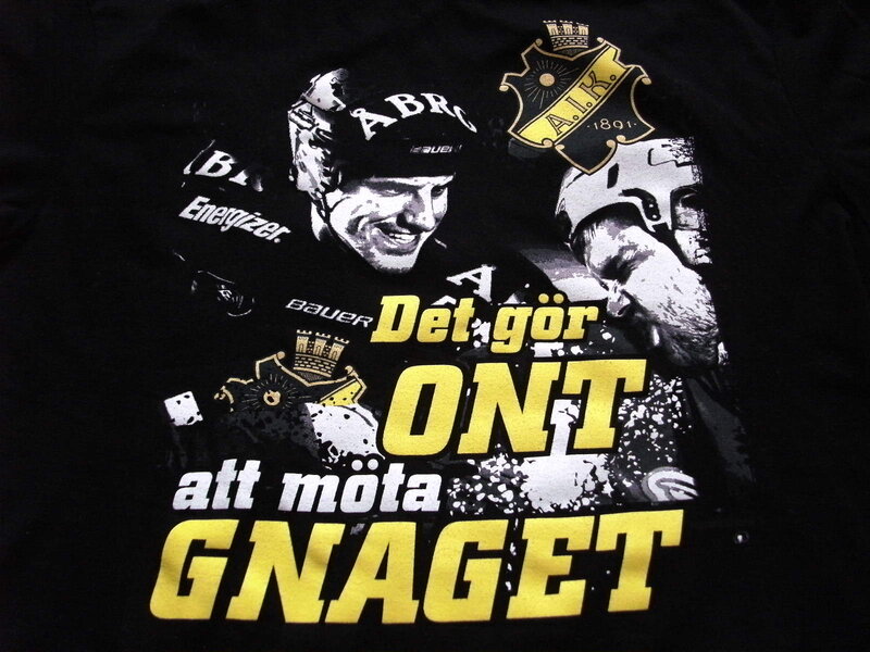 Hockey Player on T-shirt