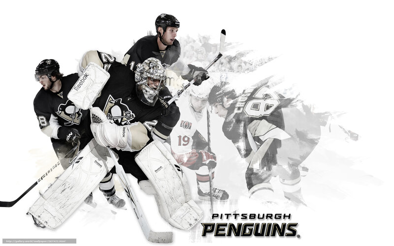 Hockey Players in Action — Black, Dynamic, Photograph