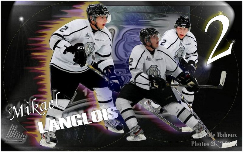 Hockey Players in Action — Black, Dynamic