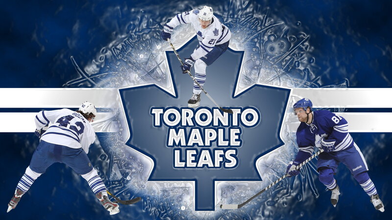 Hockey Players in Action — Blue, Dynamic