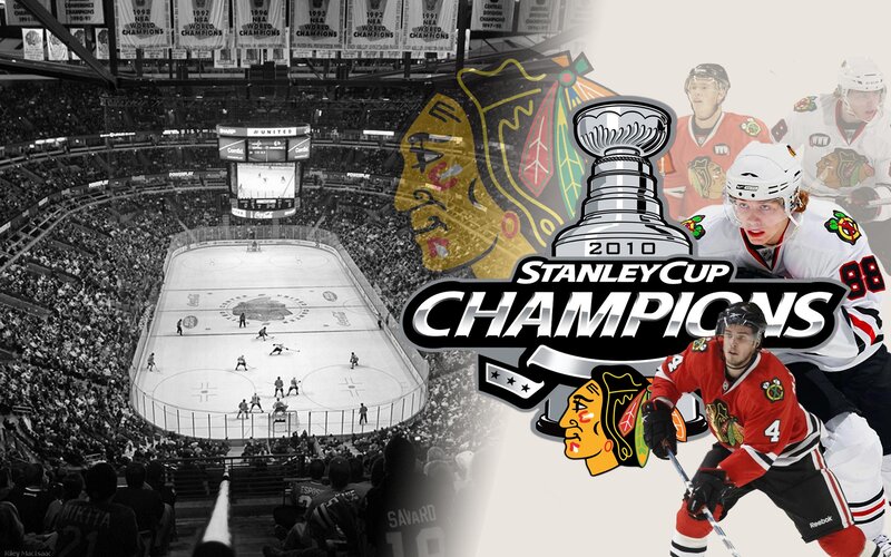 Hockey Players on Ice — Black, Celebratory