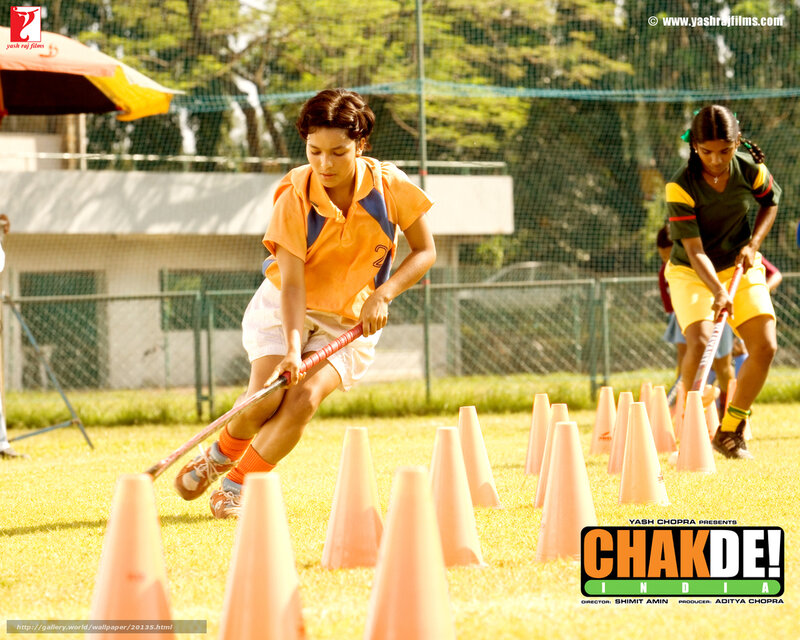 Hockey players training on field