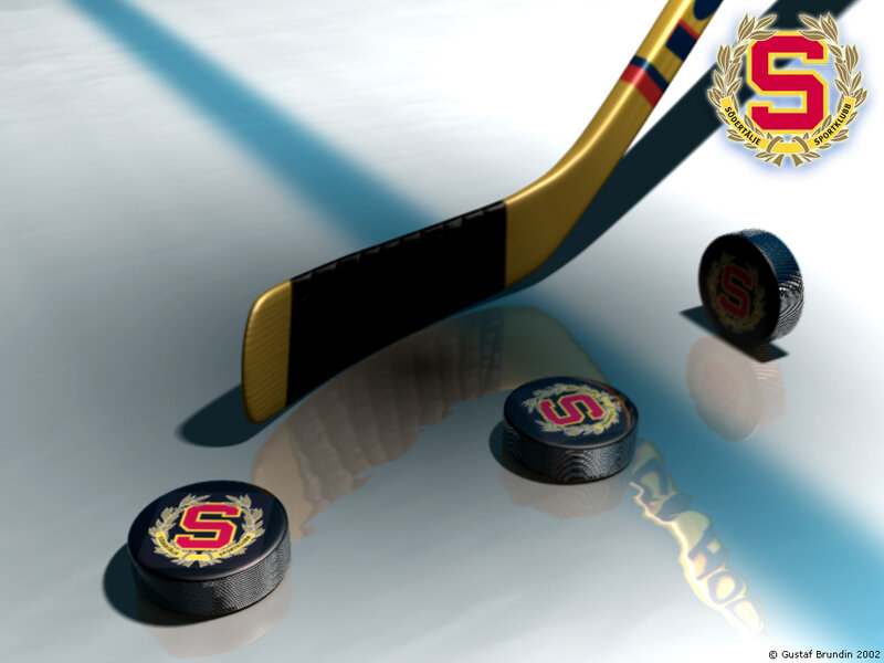 Hockey Stick and Pucks