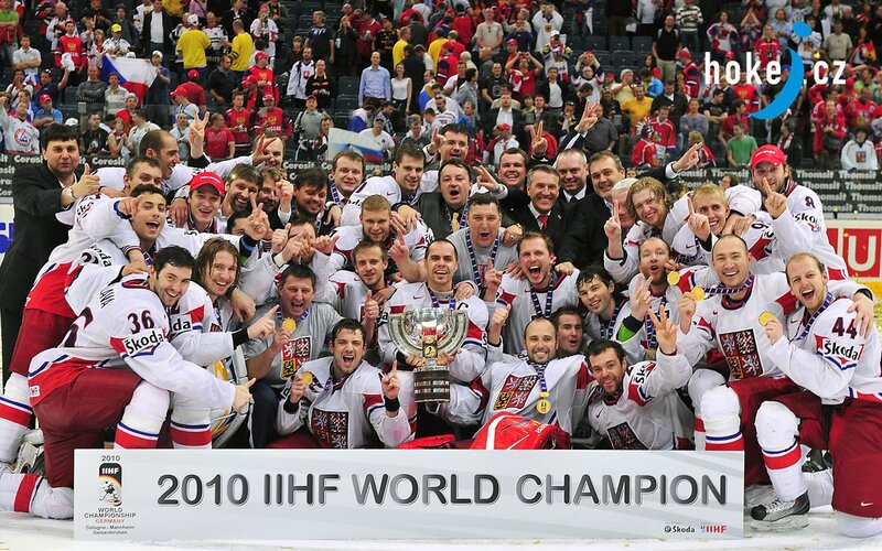 Hockey Team Celebrating — White