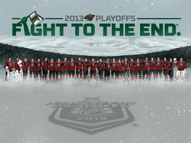 Hockey Team on Ice