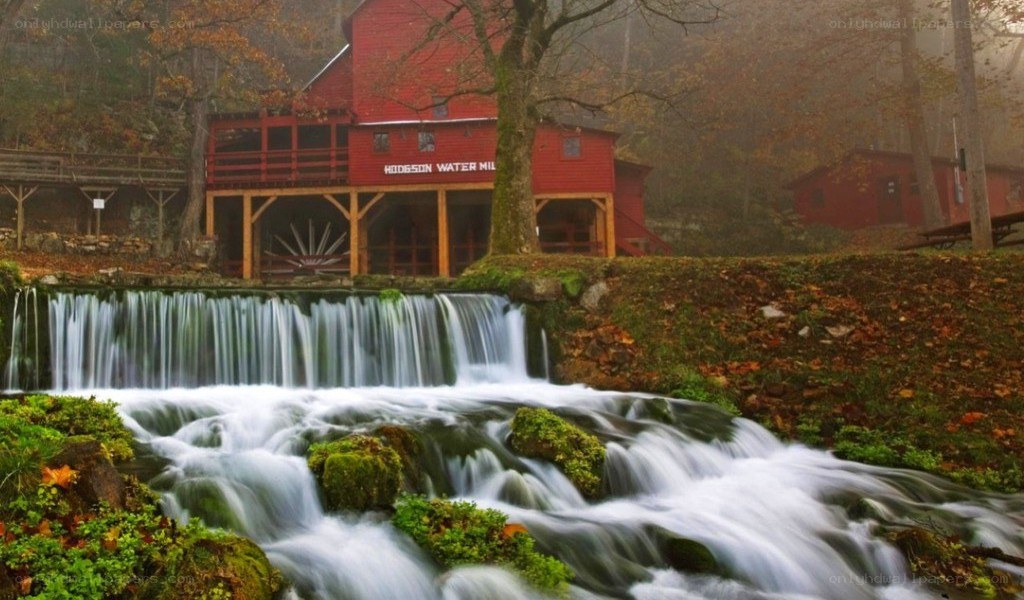 Hodgson Water Mill in autumn