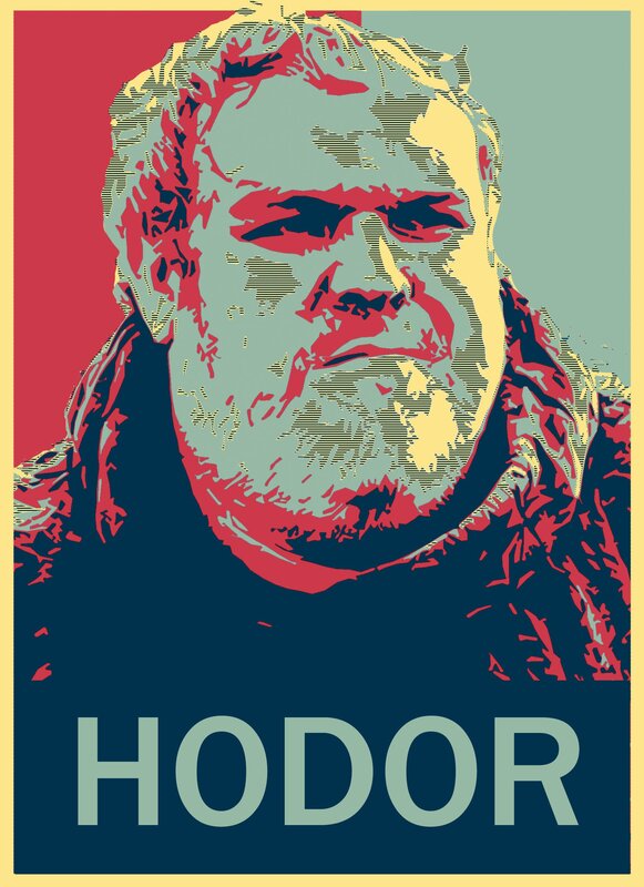 Hodor poster art