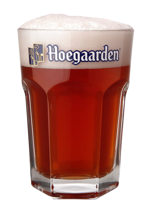Hoegaarden beer in a glass