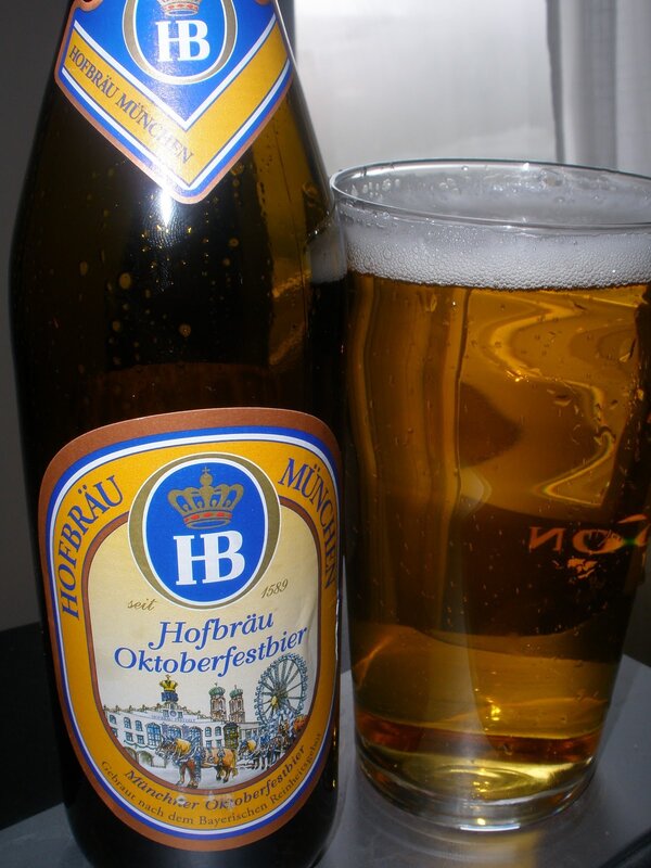 Hofbräu Oktoberfest beer
