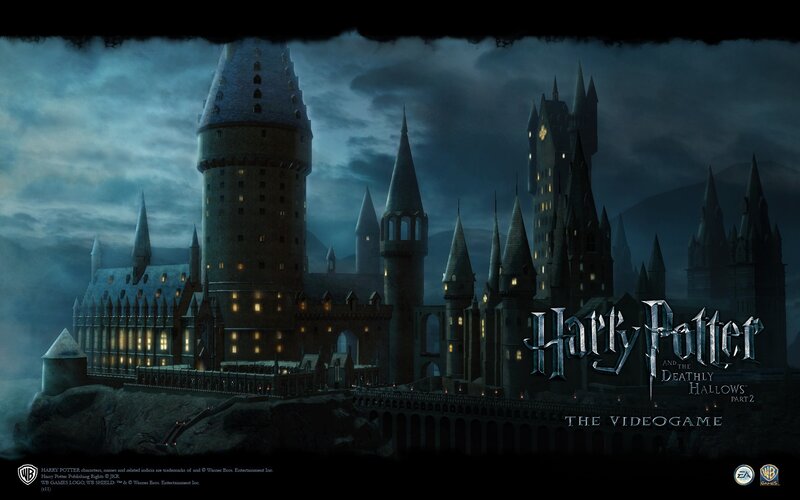 Hogwarts at night